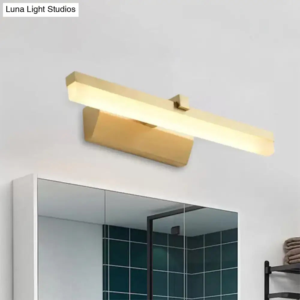 Gold Slim Vanity Sconce
