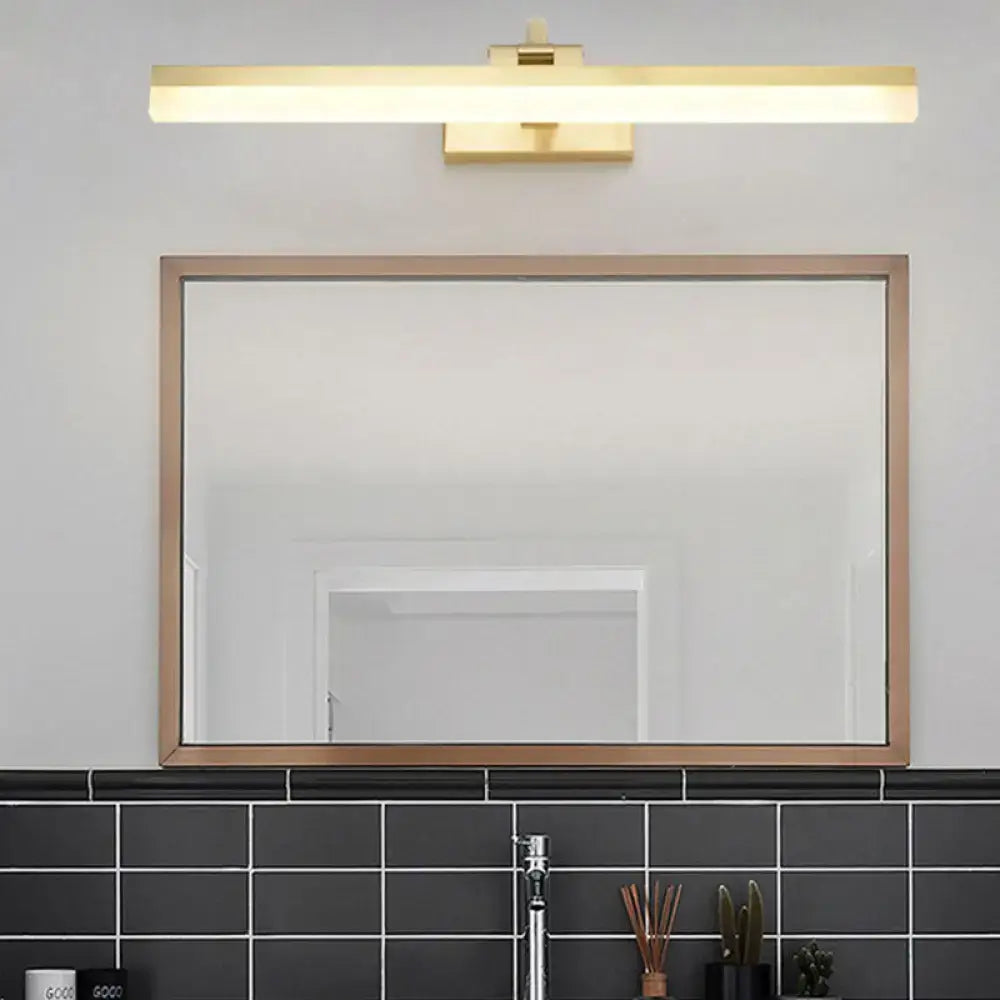 Gold Slim Vanity Sconce
