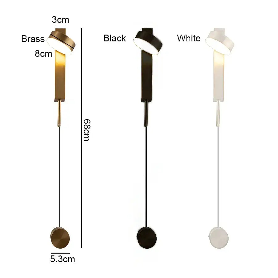 Gold Dimmable LED Sconce