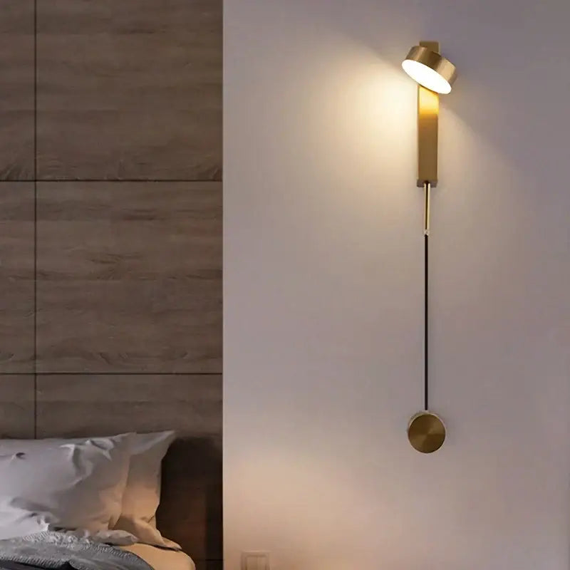 Gold Dimmable LED Sconce