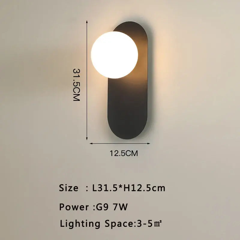 Gold Frosted Glass Sconce Unique Lighting Effect