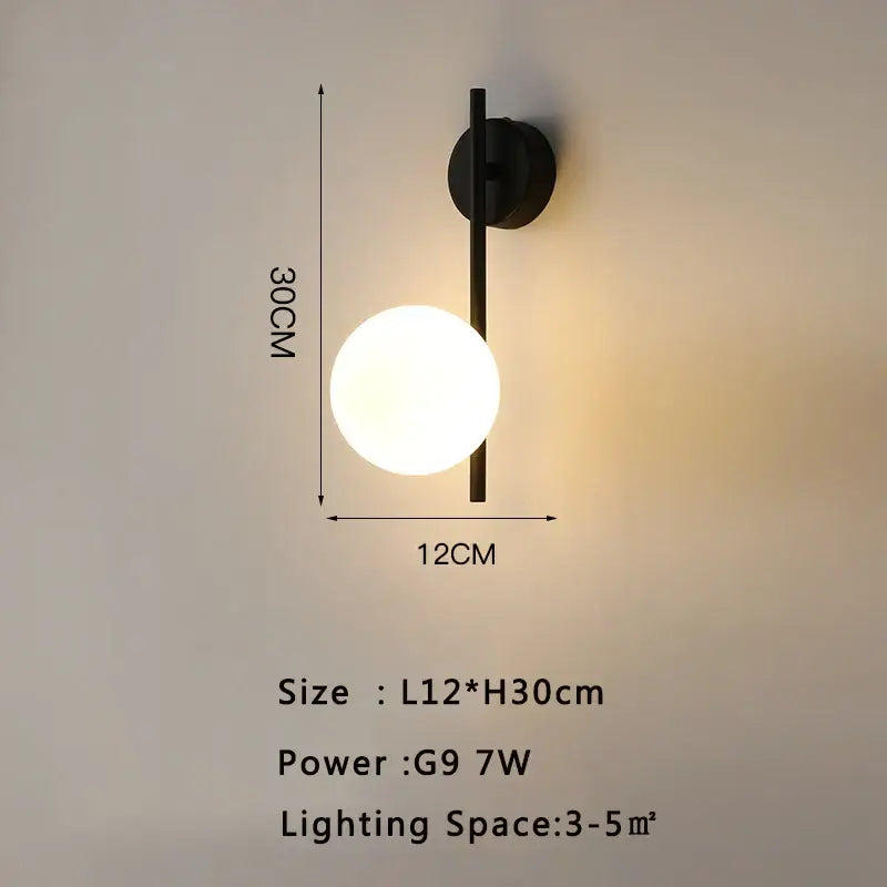 Gold Frosted Glass Sconce Unique Lighting Effect