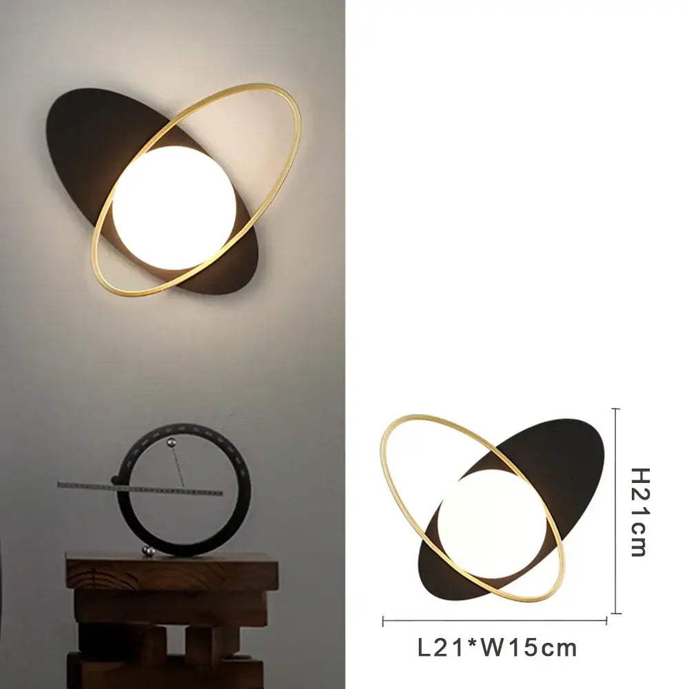 Gold Frosted Glass Sconce Unique Lighting Effect