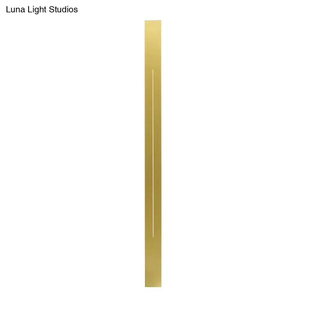 Gold Linear Wall Sconce