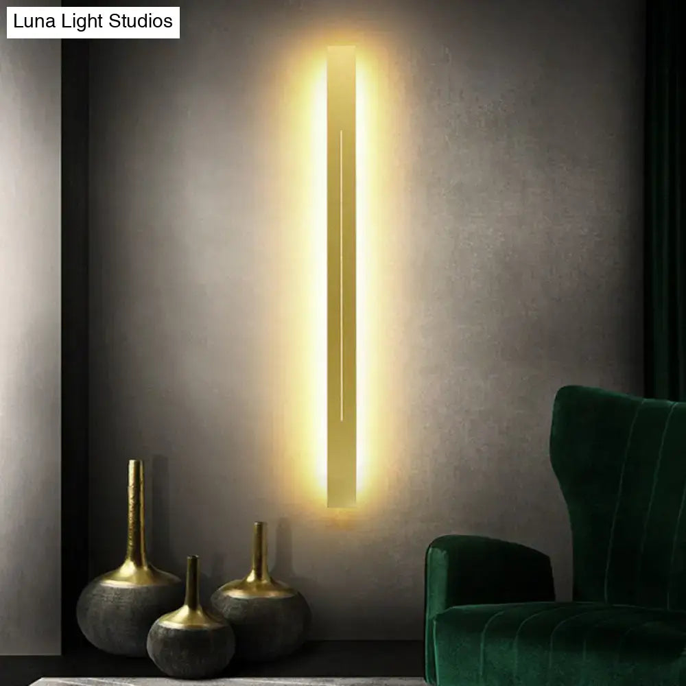 Gold Linear Wall Sconce