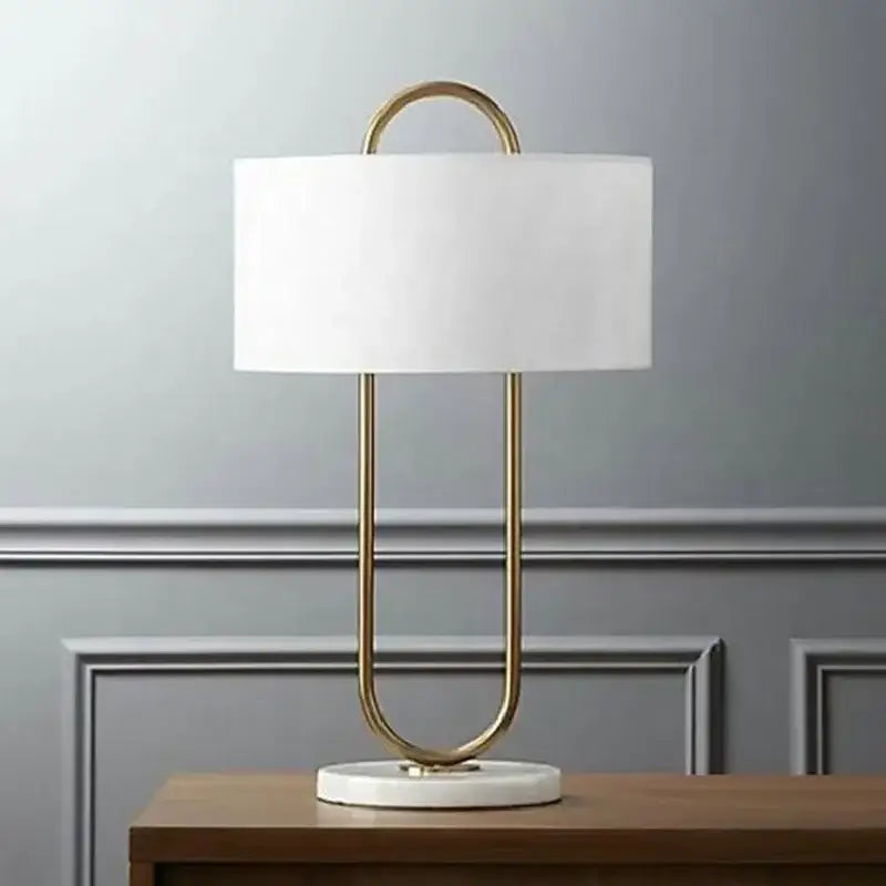 Gold Marble Table Lamp