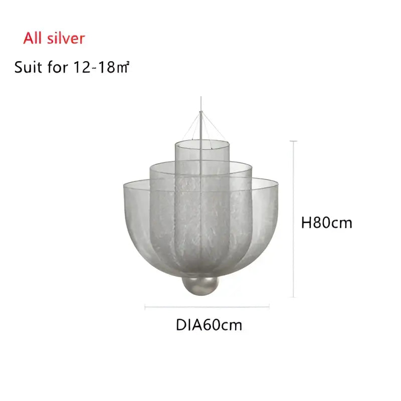 Gold Mesh Ceiling Chandelier