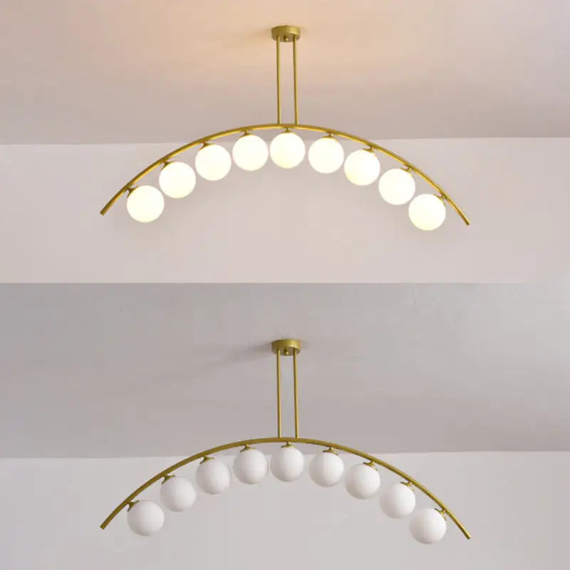 Gold Arched Ceiling Light