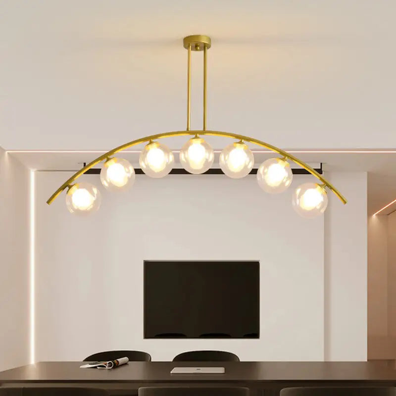Gold Arched Ceiling Light