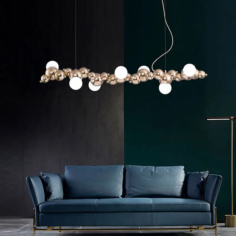 Gold Arched Ceiling Light