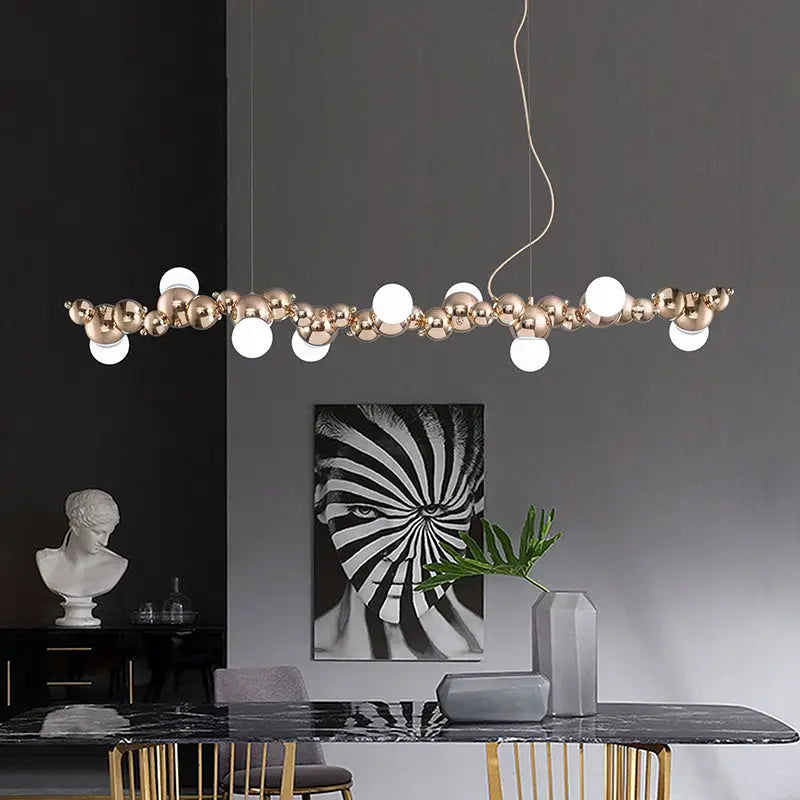 Gold Arched Ceiling Light