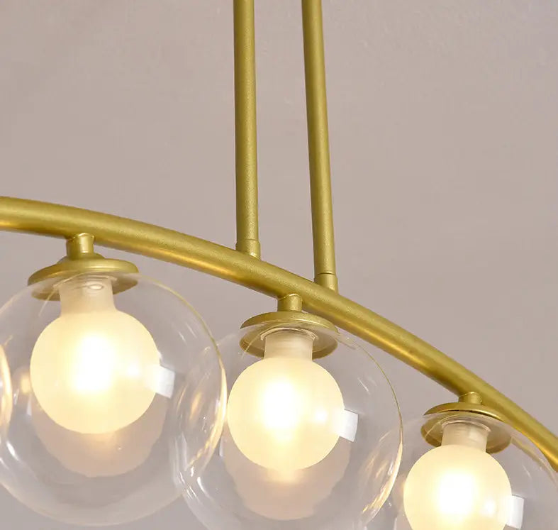 Gold Arched Ceiling Light