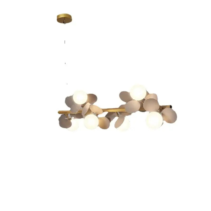Gold Branching Pendant Light