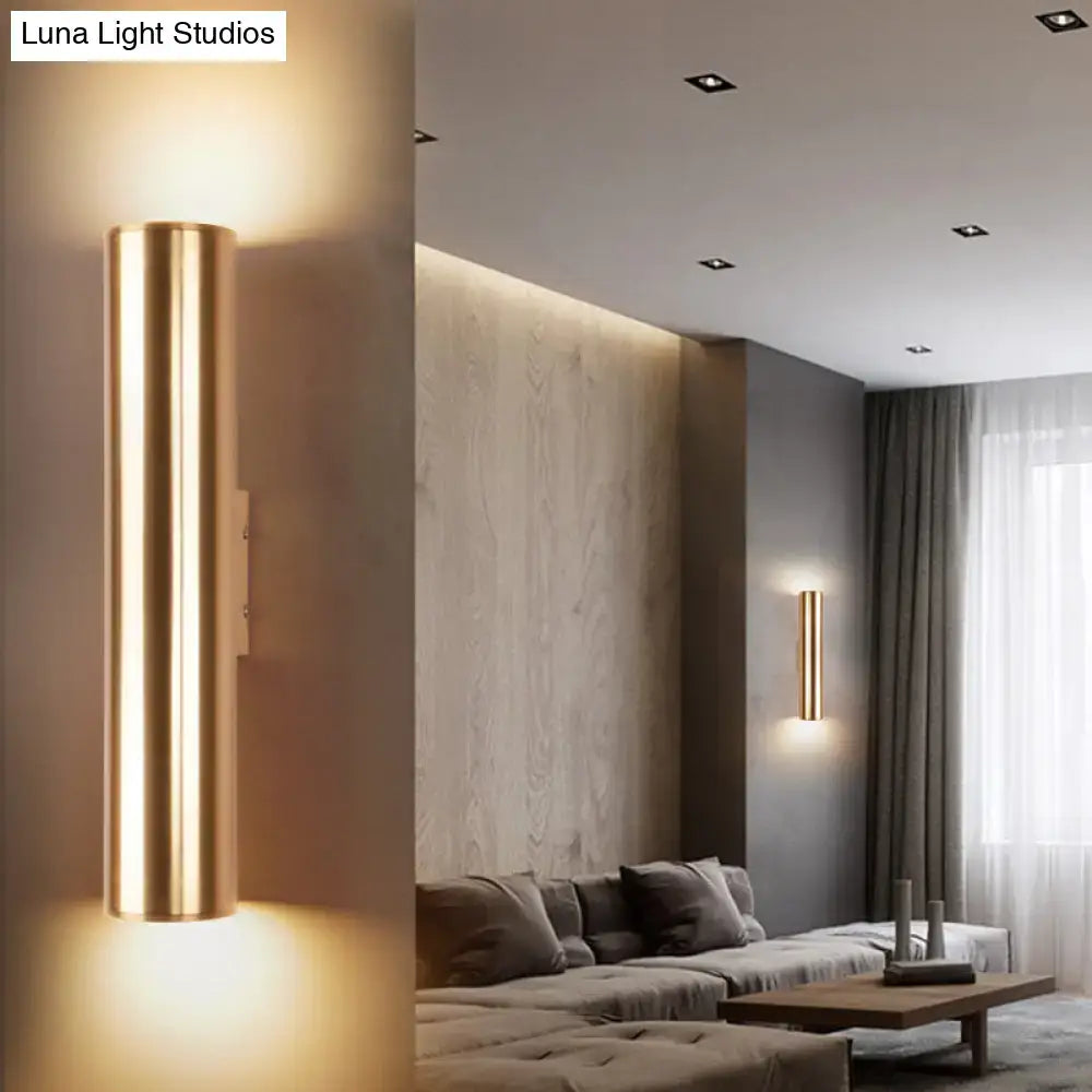 Gold Industrial Wall Lamp