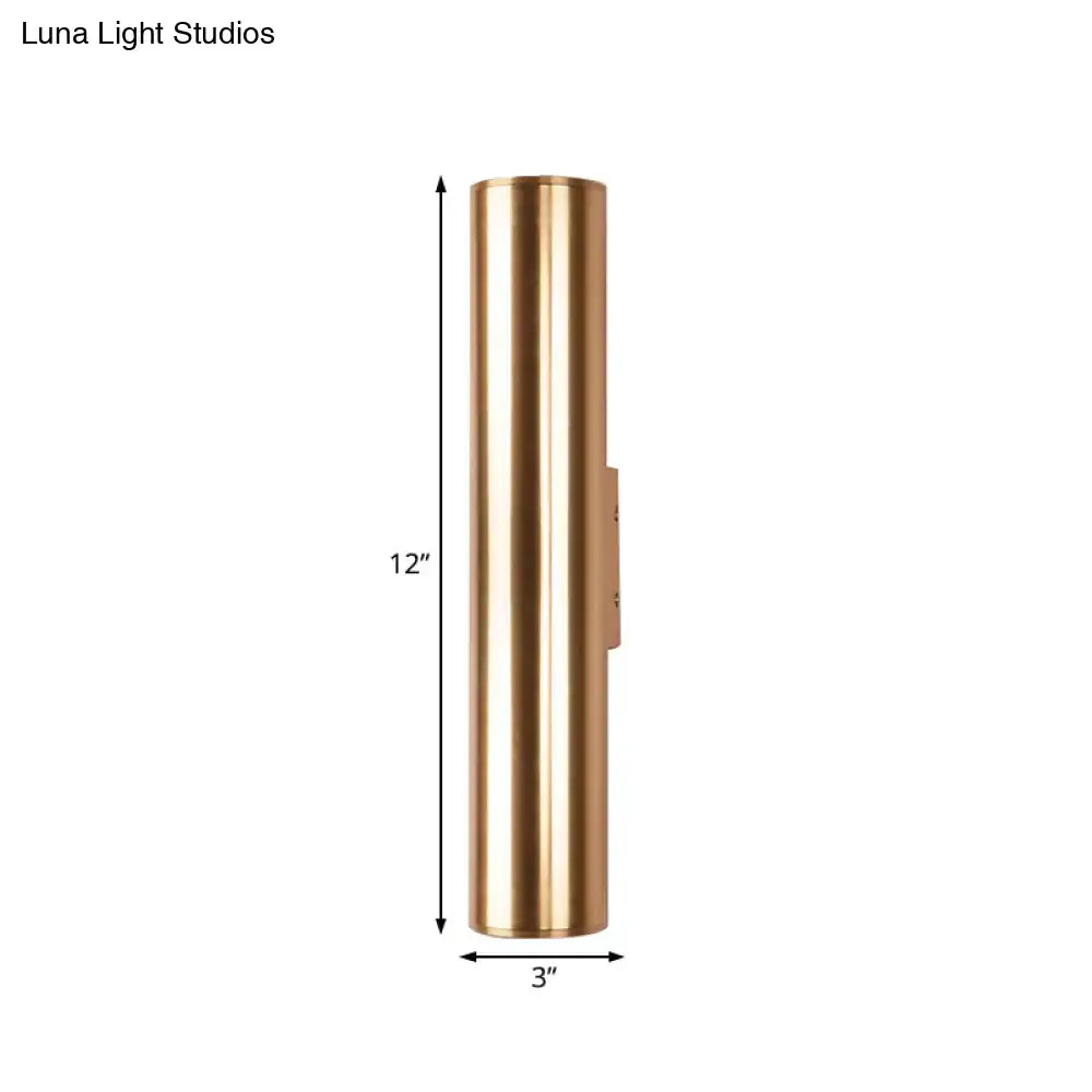 Gold Industrial Wall Lamp
