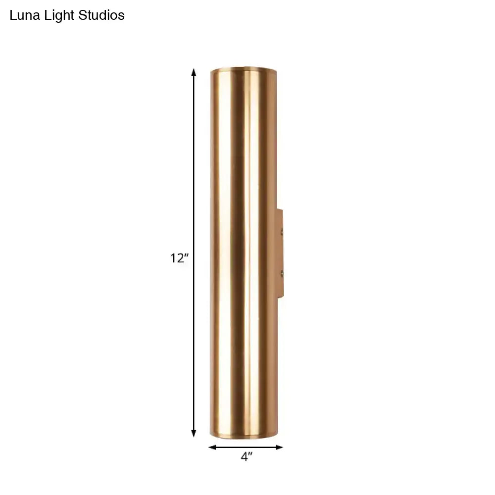Gold Industrial Wall Lamp