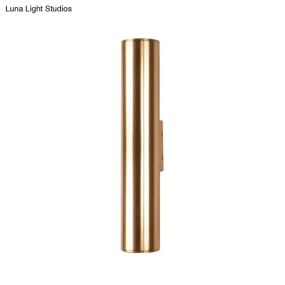 Gold Industrial Wall Lamp