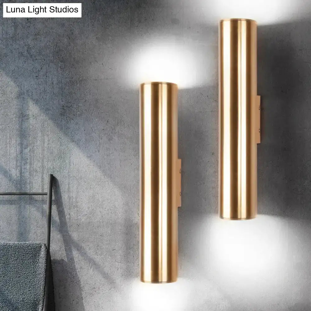 Gold Industrial Wall Lamp