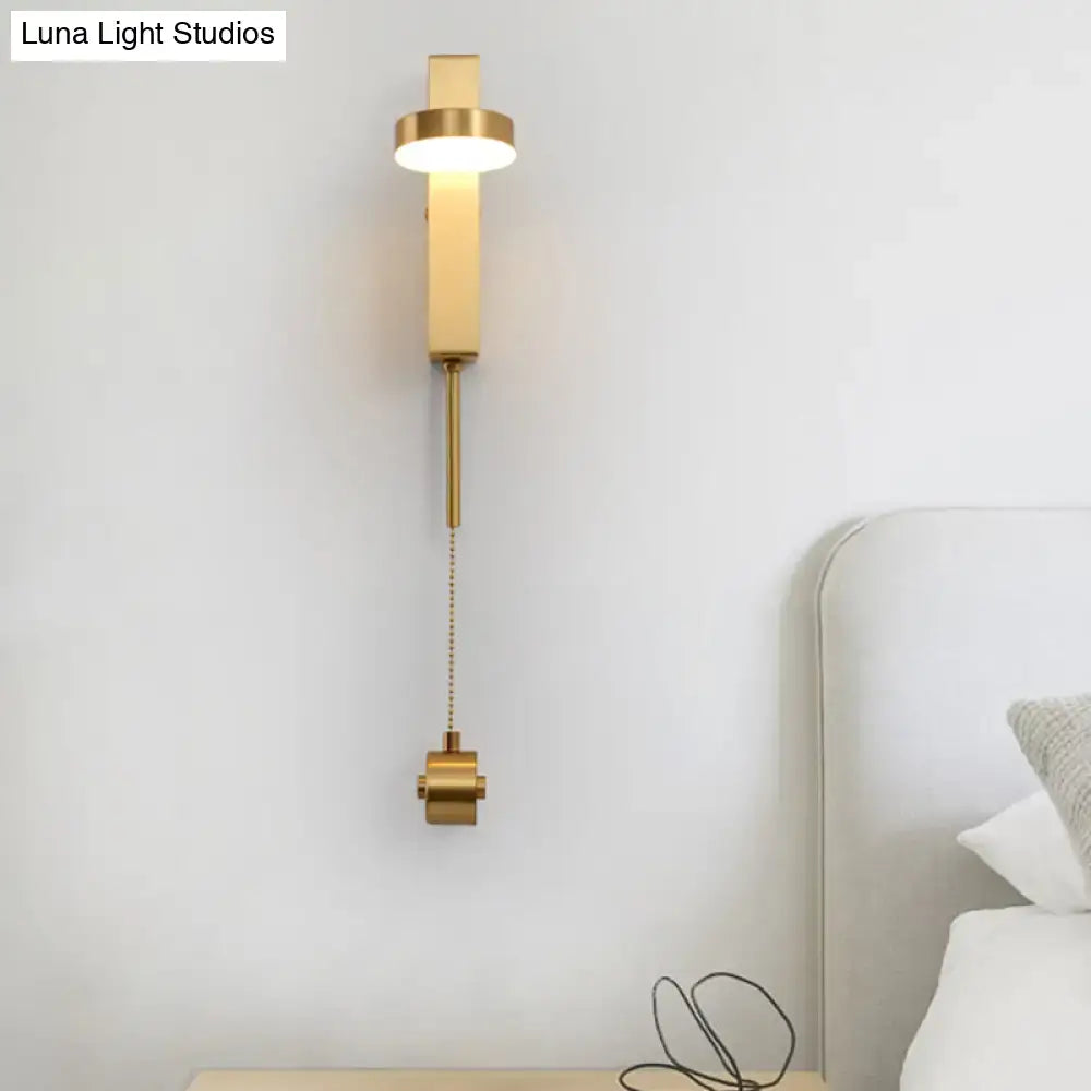 Brass Modern Adjustable Wall Sconce