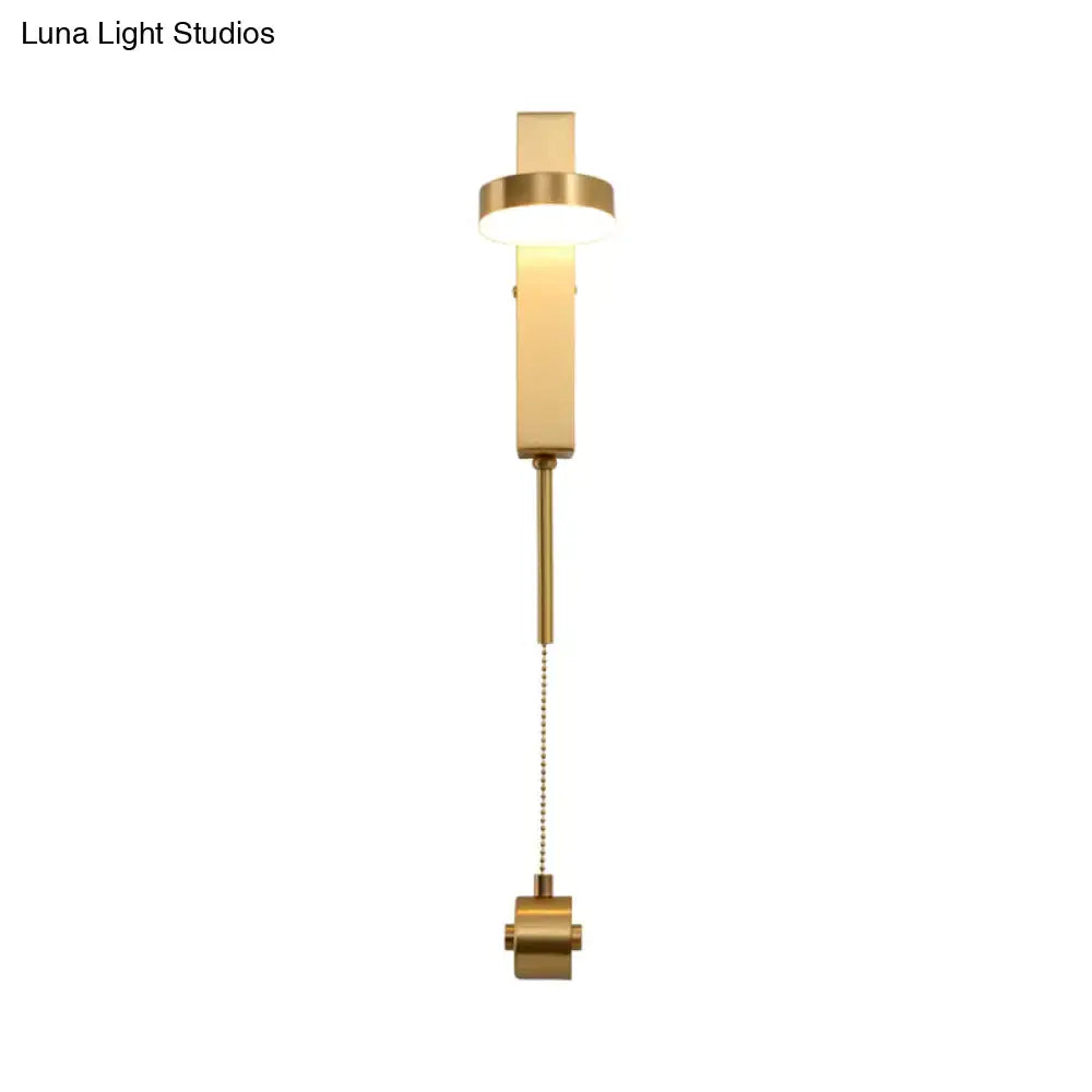 Brass Modern Adjustable Wall Sconce