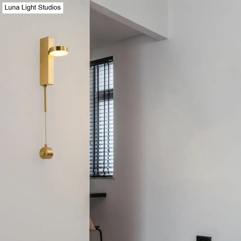 Brass Modern Adjustable Wall Sconce