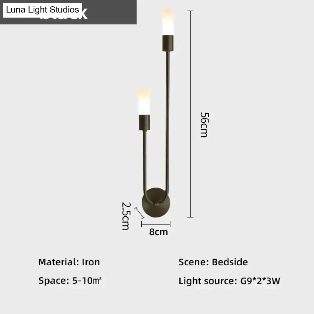 Gold Vertical Wall Sconce
