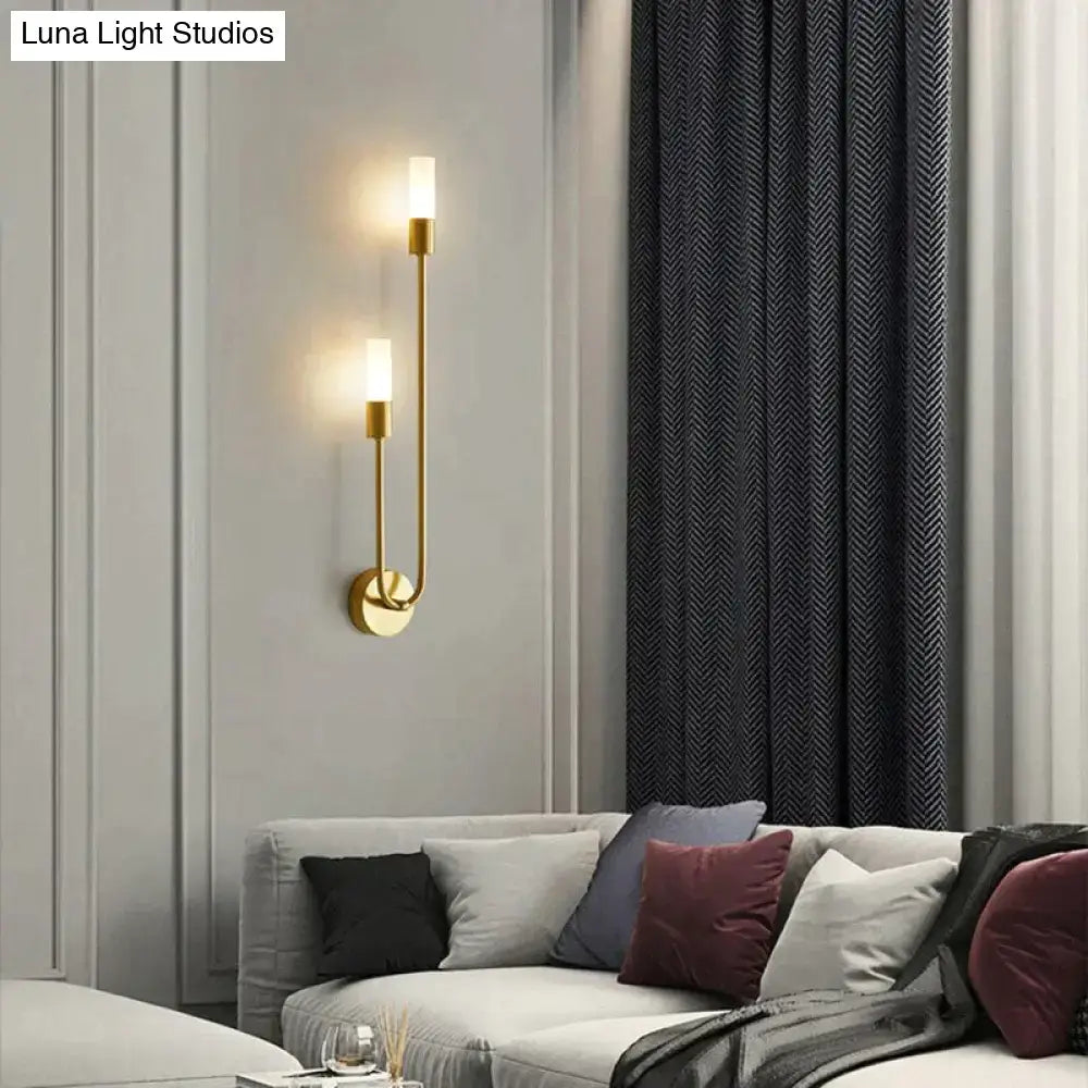 Gold Vertical Wall Sconce