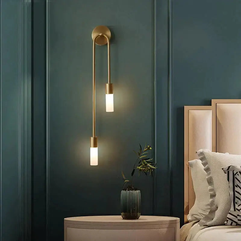 Gold Vertical Wall Sconce