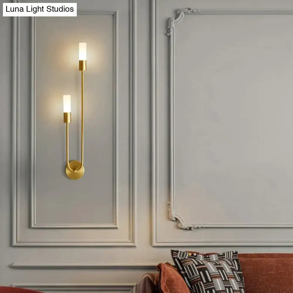Gold Vertical Wall Sconce