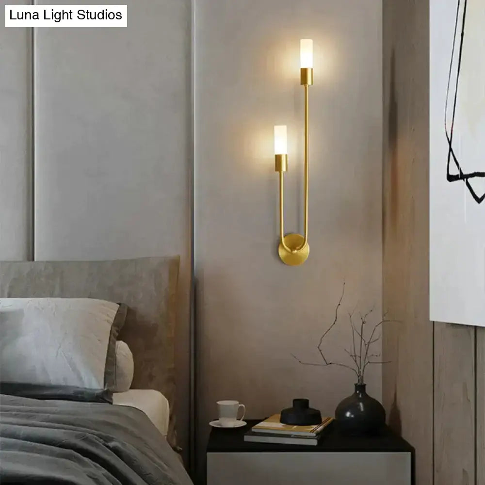 Gold Vertical Wall Sconce