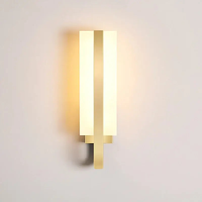 Gold LED Wall Sconce Minimalist Cozy Design