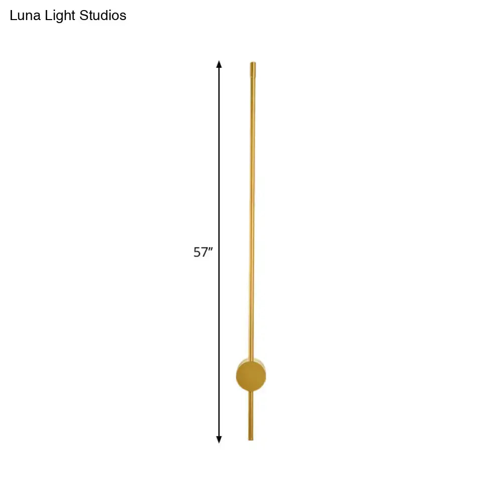 Gold Industrial Wall Light