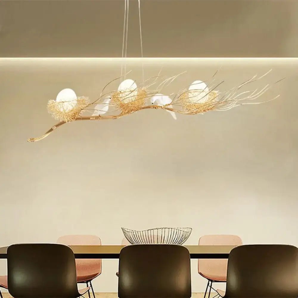 Gold Nest Pendant Chandelier