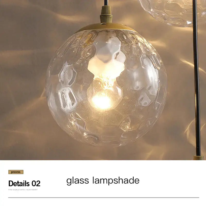 Gold Cascading Pendant Light