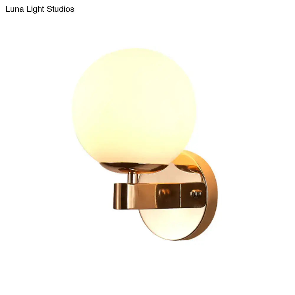 Gold Opal Glass Sconce