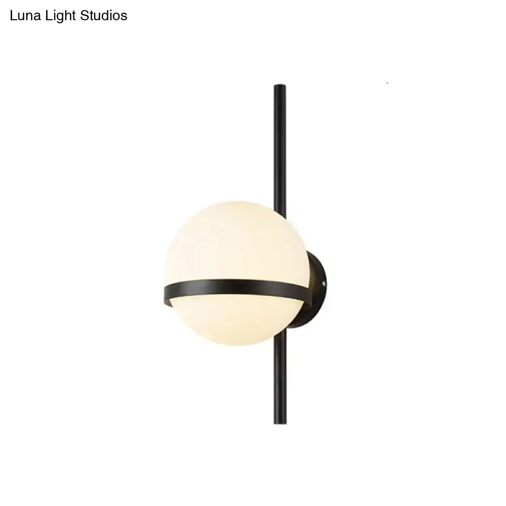 Gold Opal Glass Wall Sconce