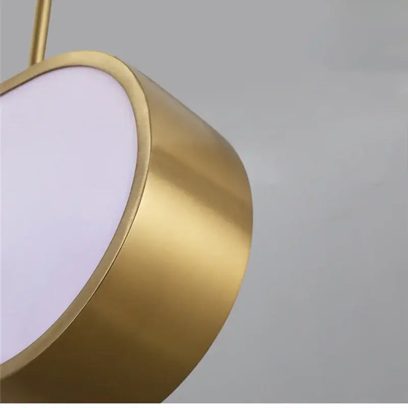 Gold Oval Sunset Chandelier