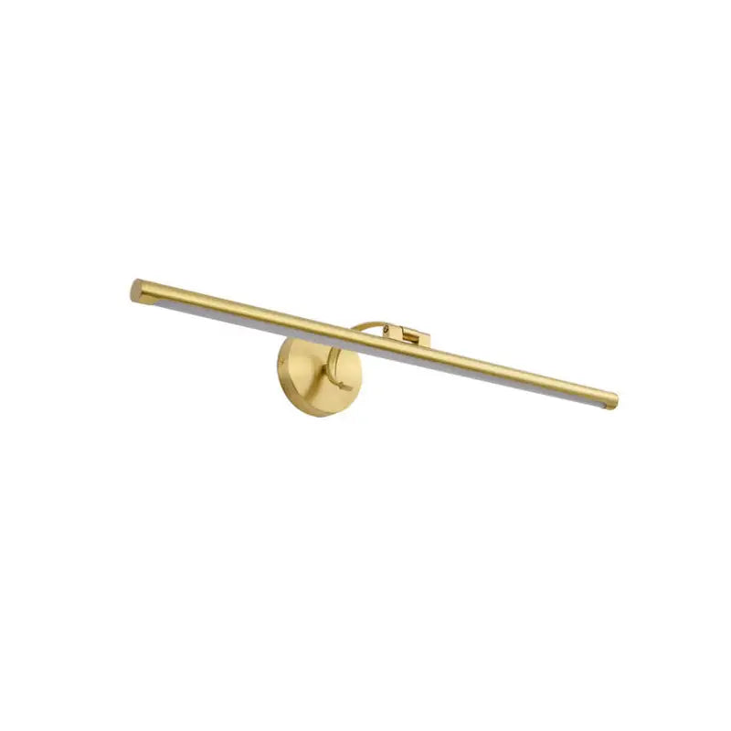 Gold Pipe Vanity Light