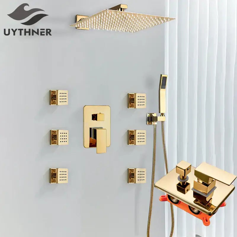Gold Massage Shower System