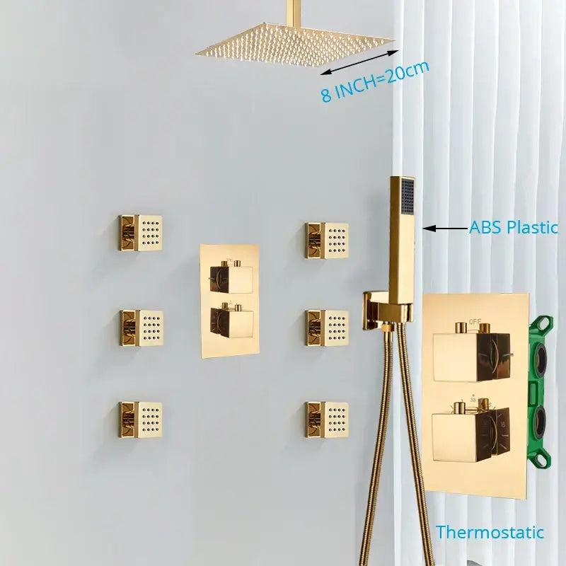 Gold Massage Shower System