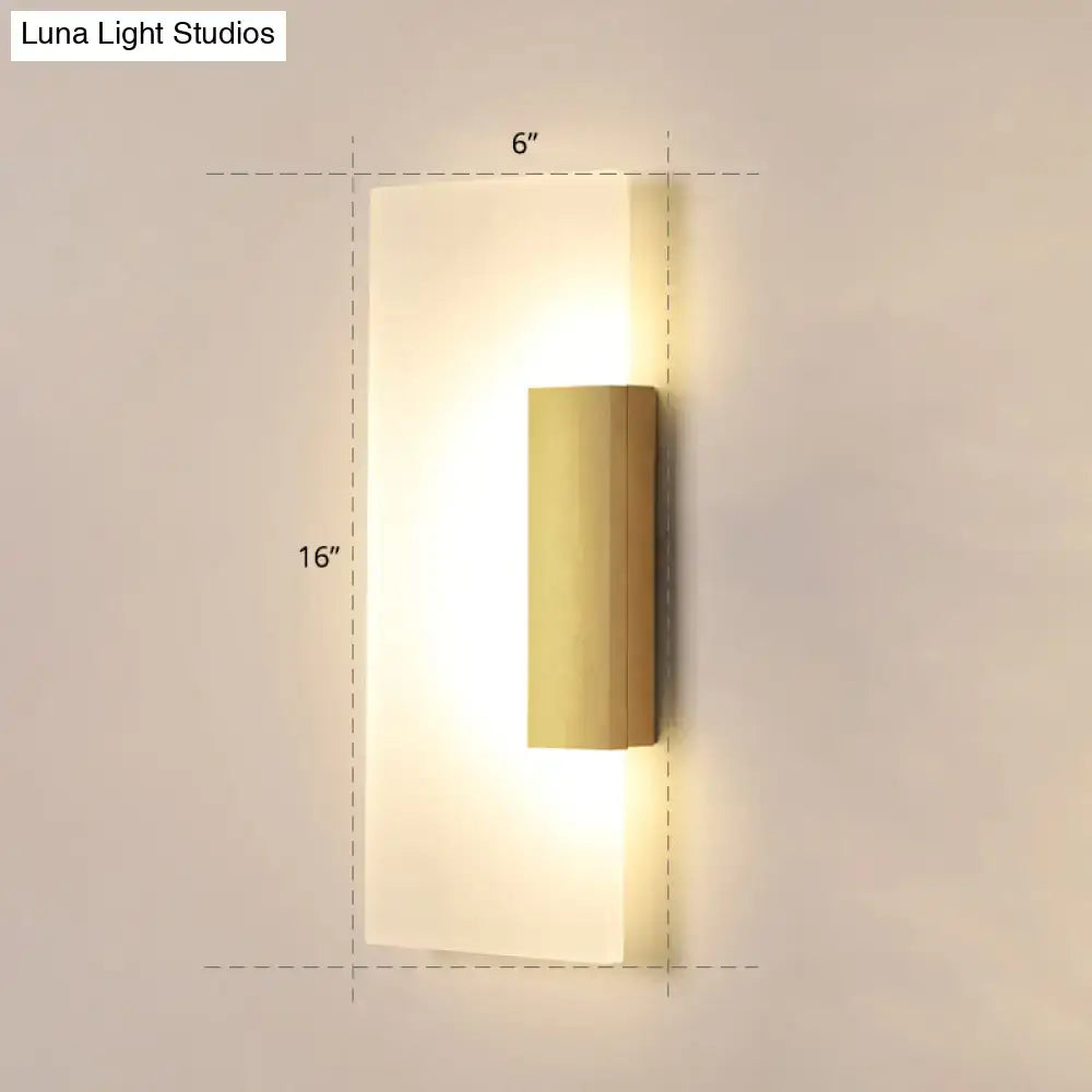Gold Acrylic Wall Sconce