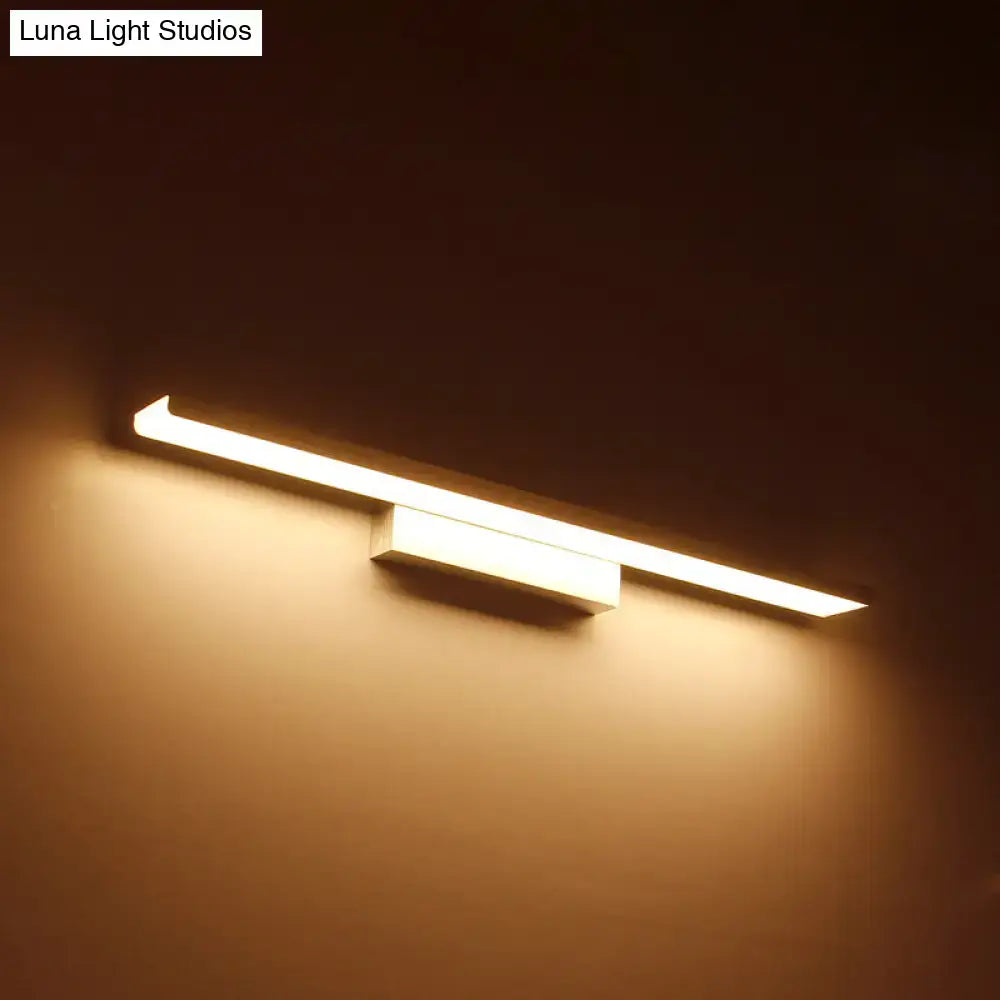 Gold LED Vanity Sconce