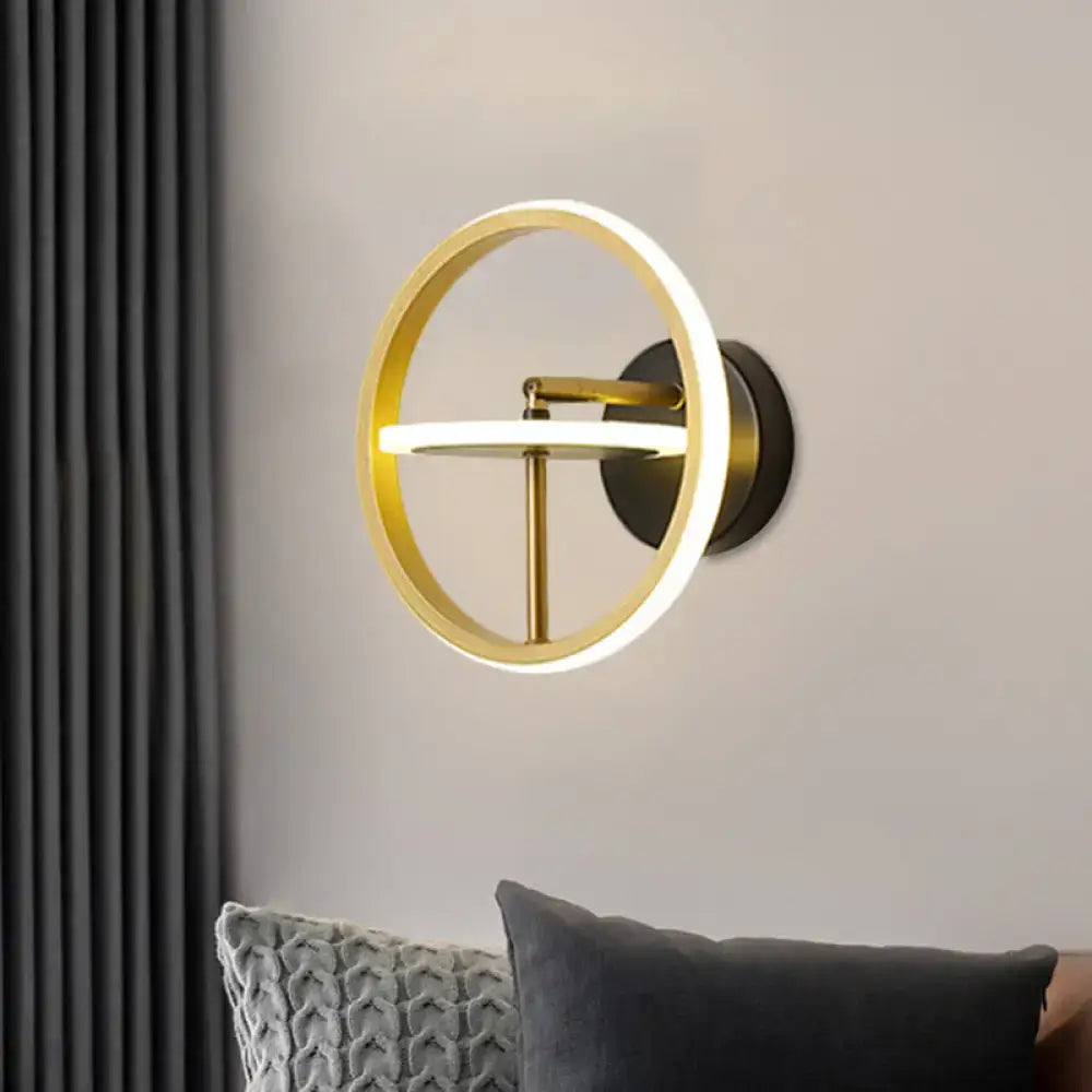 Gold Rotatable Wall Sconce