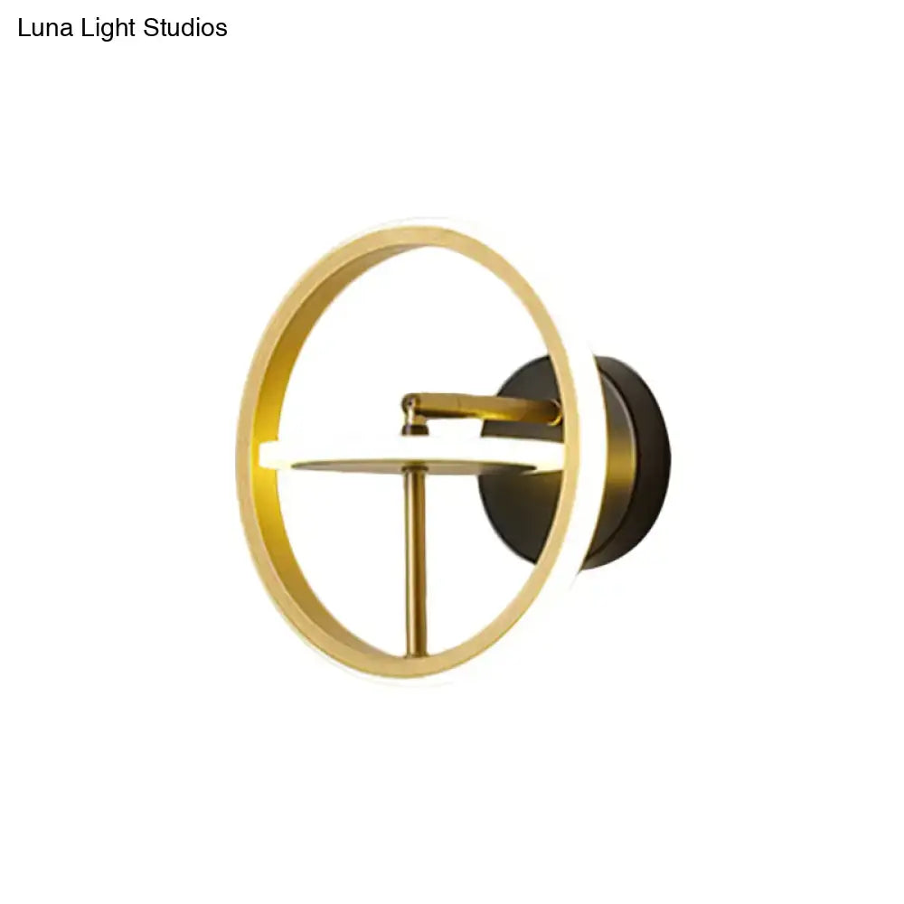 Gold Rotatable Wall Sconce