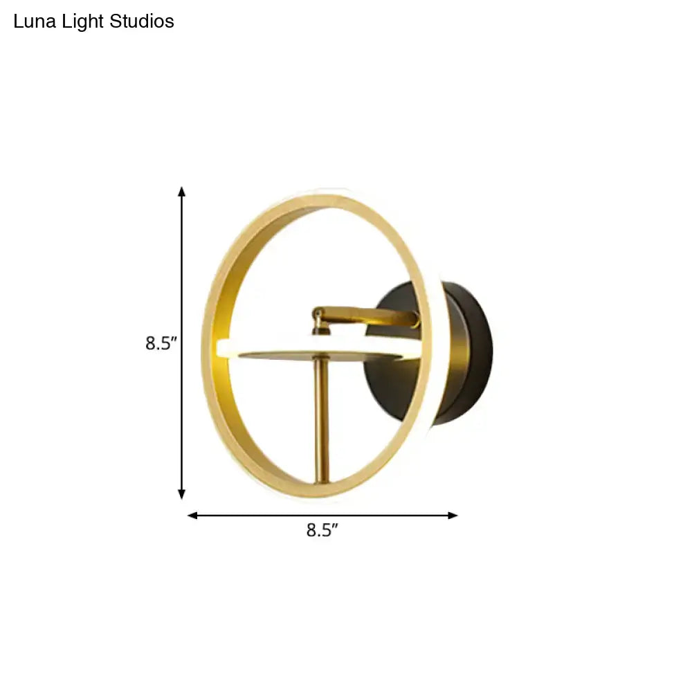 Gold Rotatable Wall Sconce