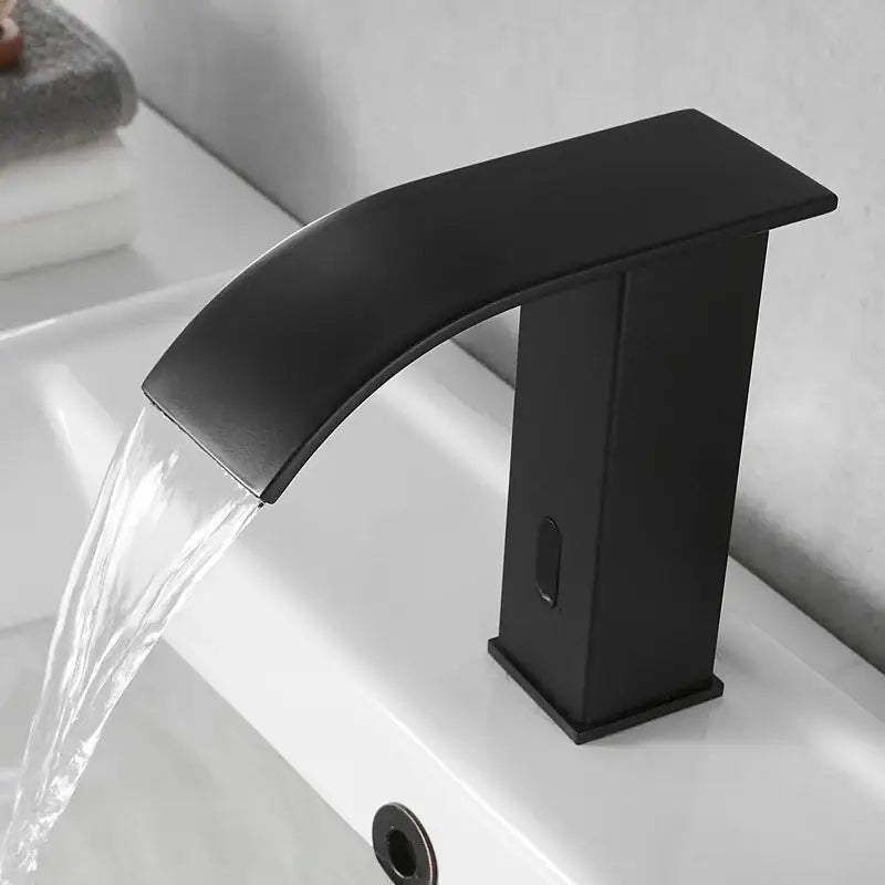Gold Sensor Waterfall Faucet