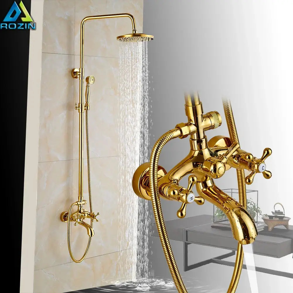 Gold Mixer Shower Taps