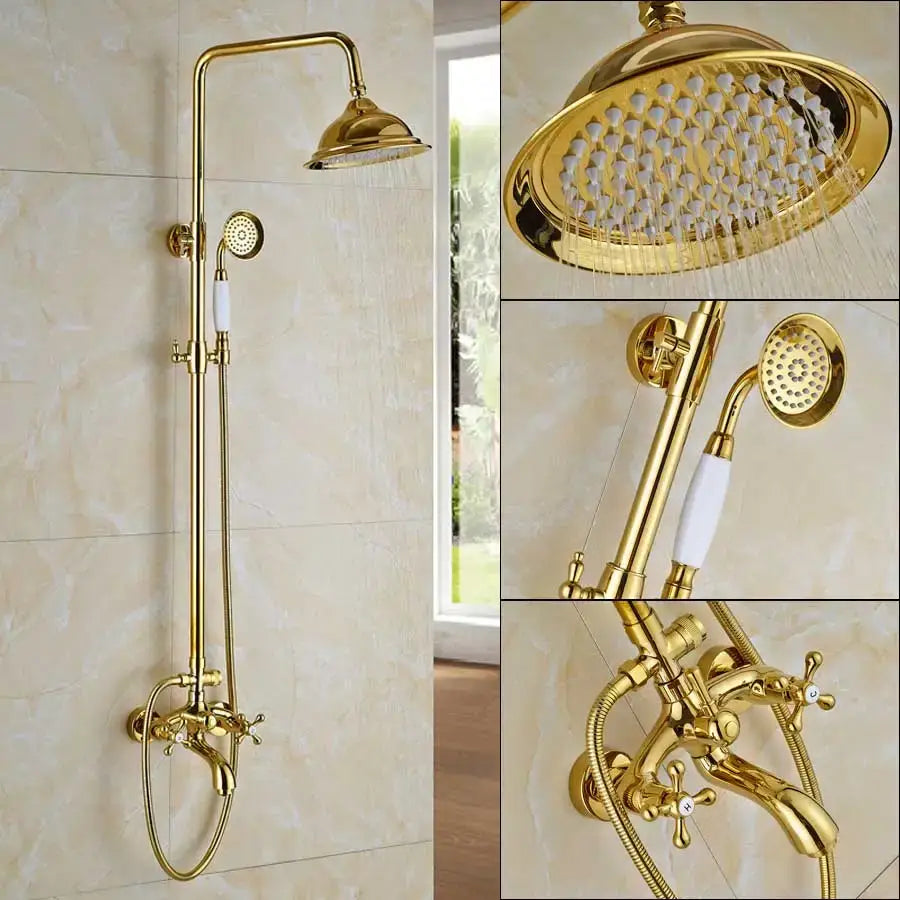 Gold Mixer Shower Taps