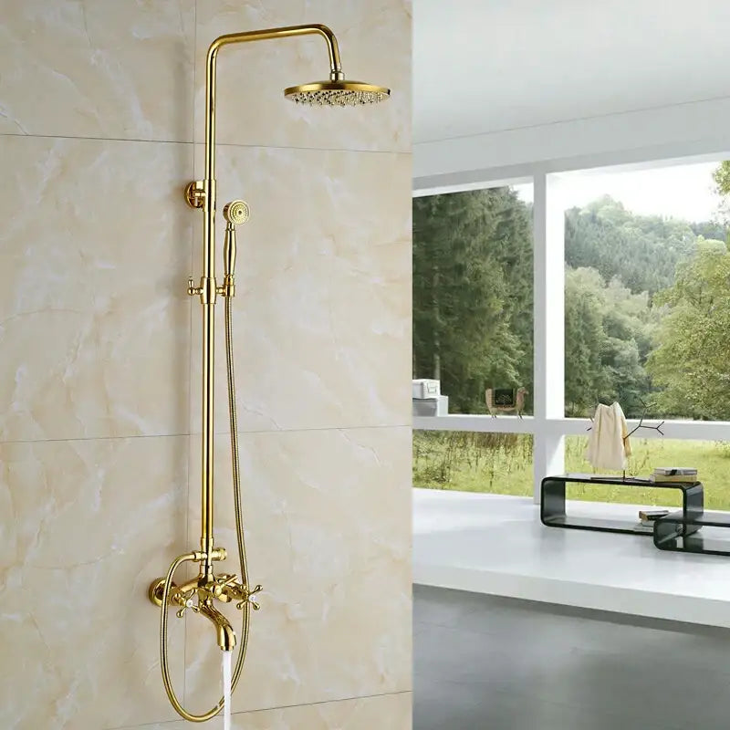 Gold Mixer Shower Taps