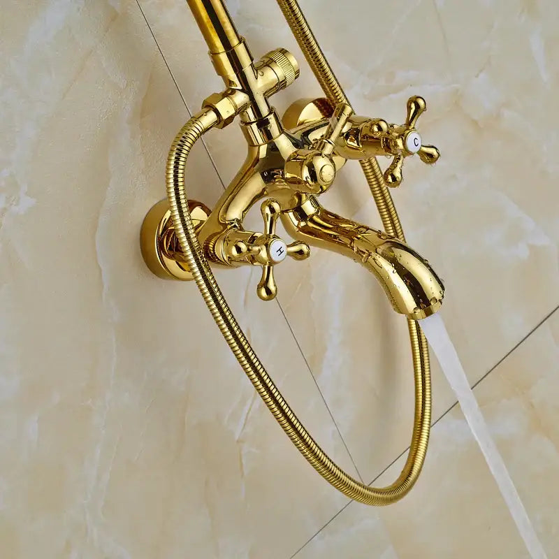 Gold Mixer Shower Taps